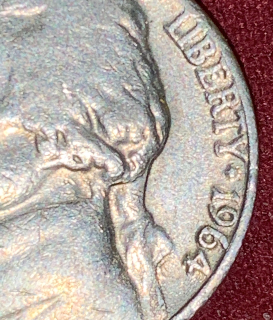 1964-Jefferson-Nickel-/-Does-This-Show-Doubling?