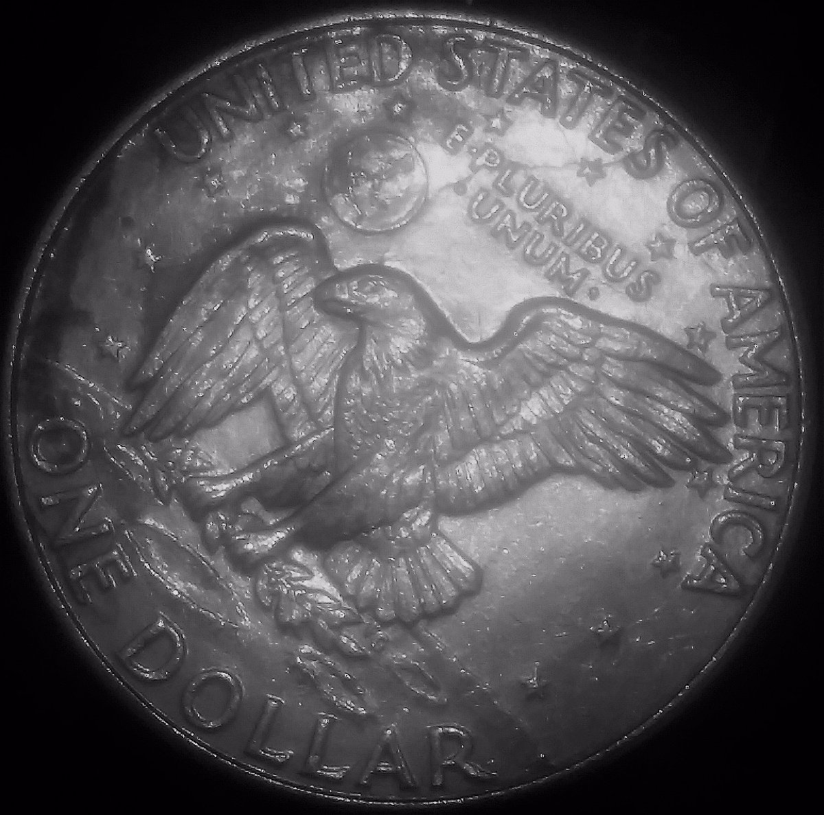 1971-Ike-Dollar-With-Something-Underneath-The-Strike?-Doubling-As-Well-Help