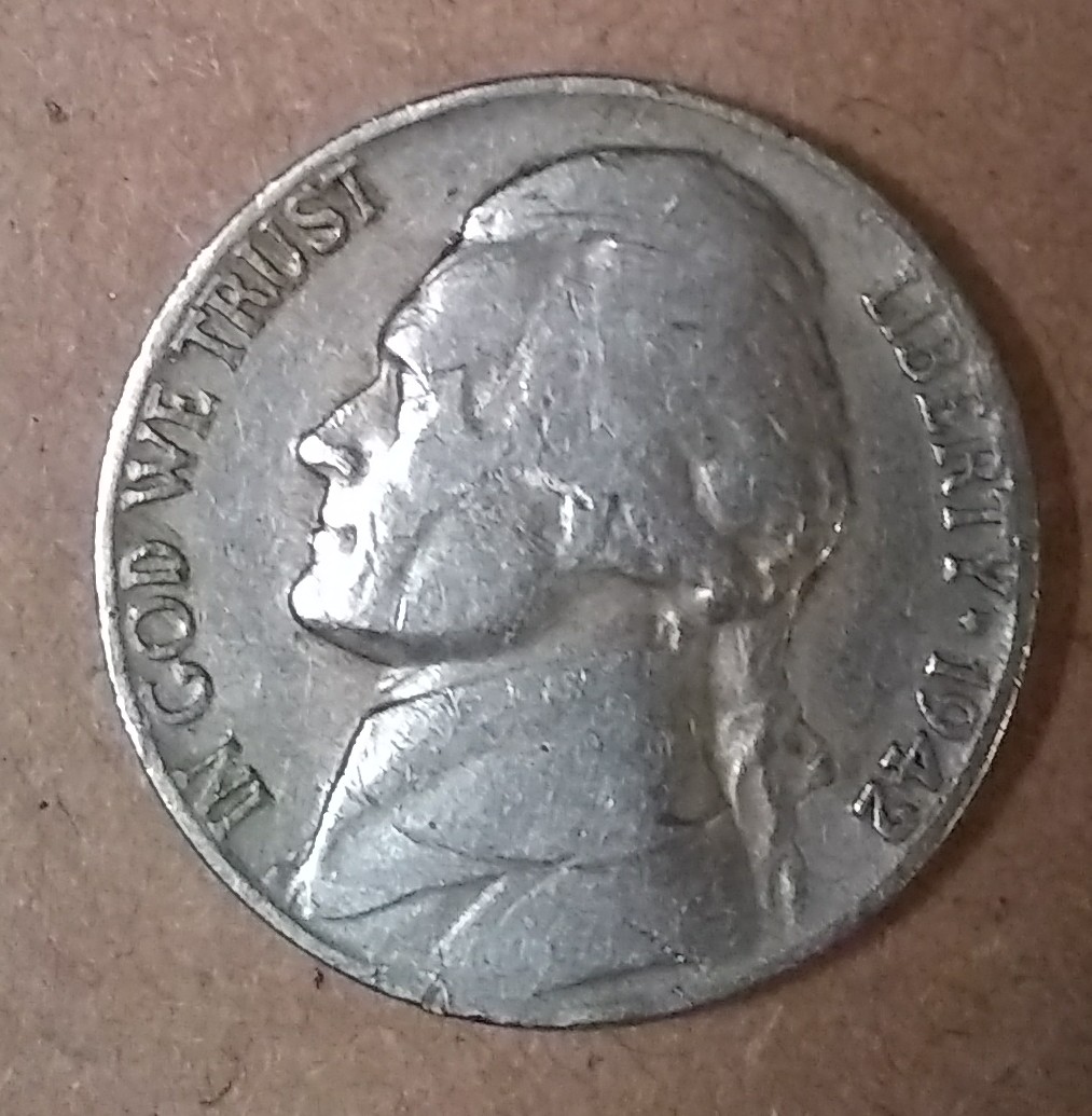 1942--No-Mint-Jefferson-Nickel