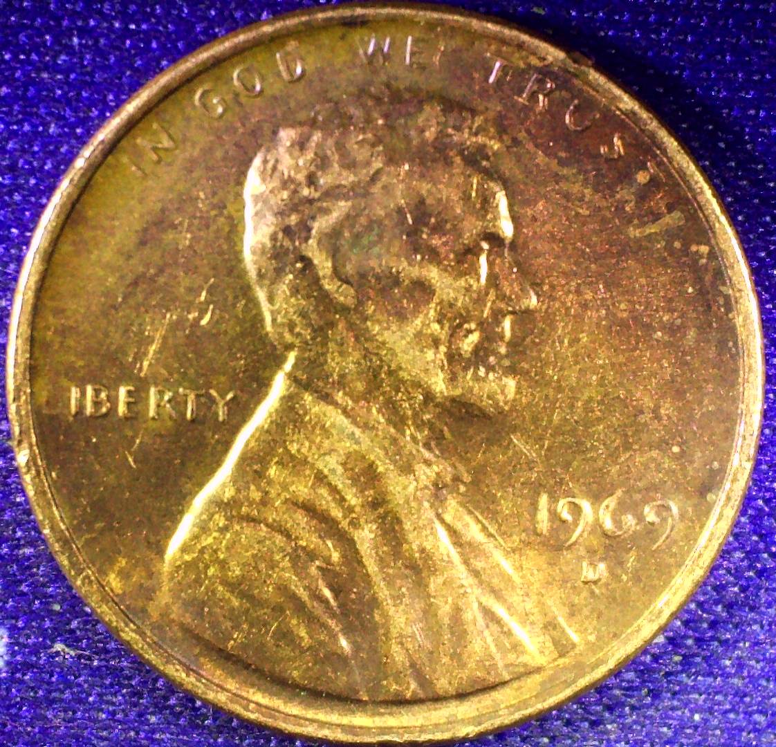1969-D-Penny-W/-No-FG-And-Floating-Roof