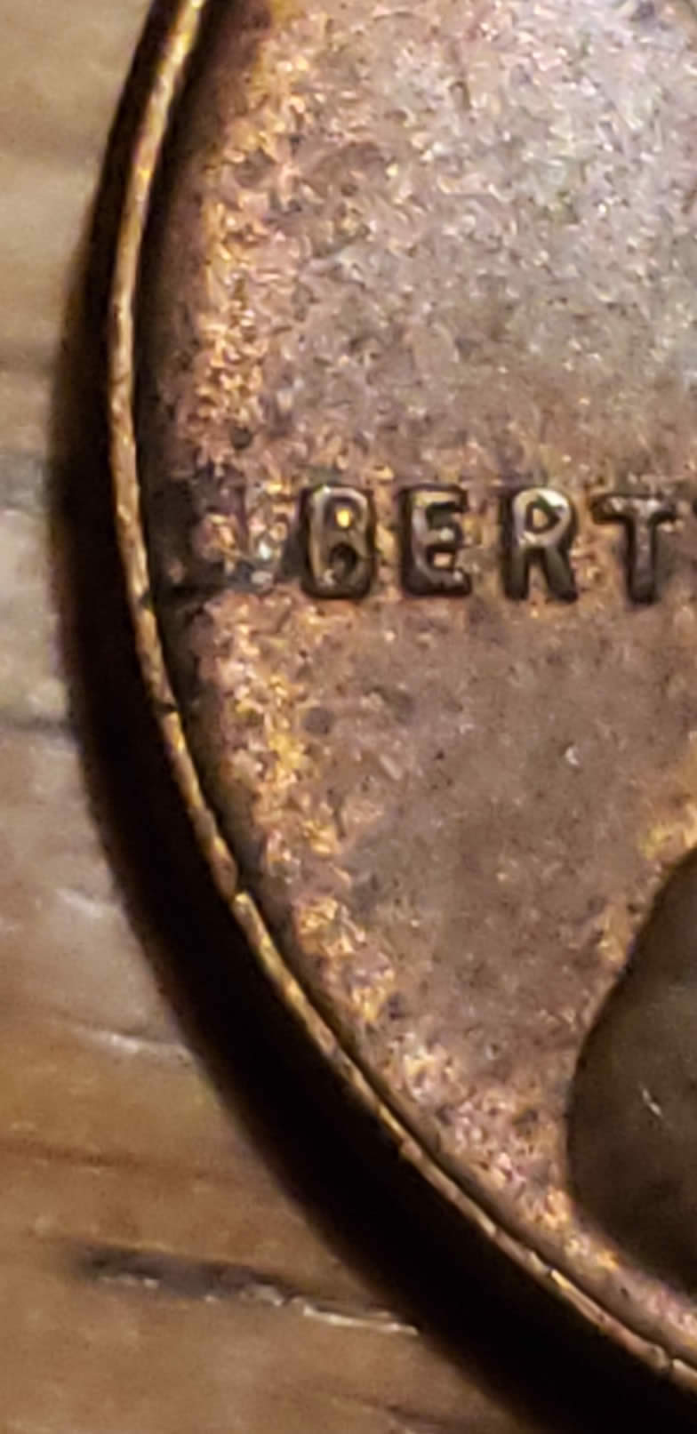 1957-Lincoln-Cent-Error,-Missing-I-In-Liberty
