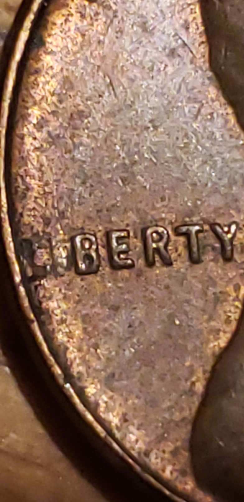 1957-Lincoln-Cent-Error,-Missing-I-In-Liberty
