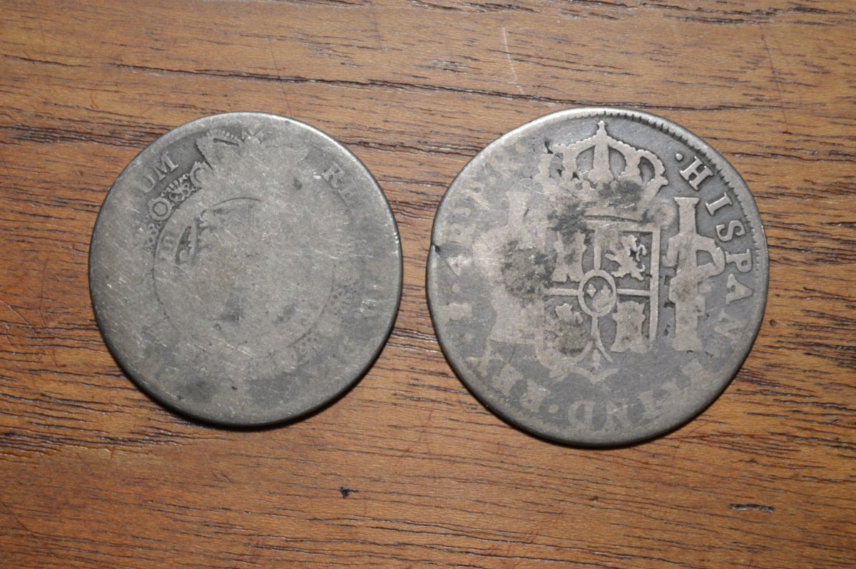 Help-To-ID-Joseph-Moreau-Merchant-Countermarks-On-Silver-Coins