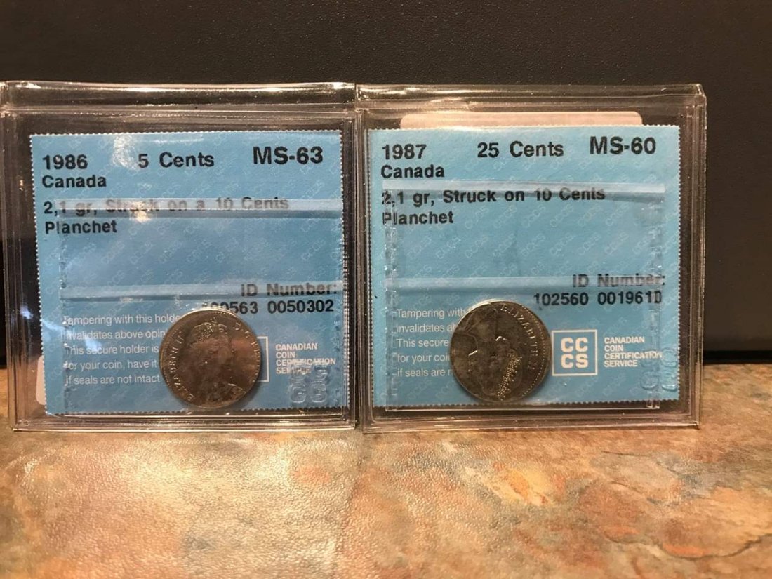 5-Cent-And-25-Cent-Struck-On-10-Cent-Planchets