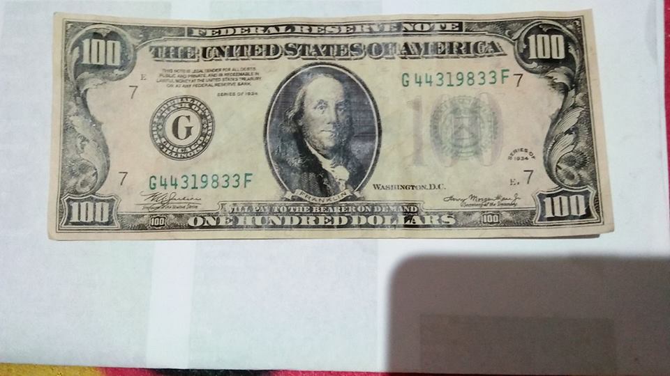 WW2-Sunk-Ship-San-Franciso-First-Mint-100-Dollar-Bills