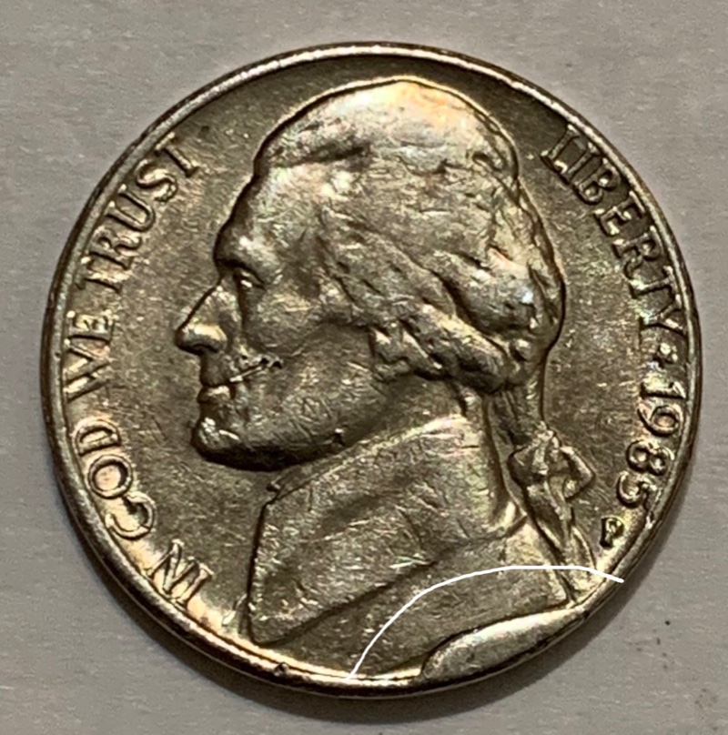 1974-D-And-1985-P-Jefferson-Nickel-Die-Cut?