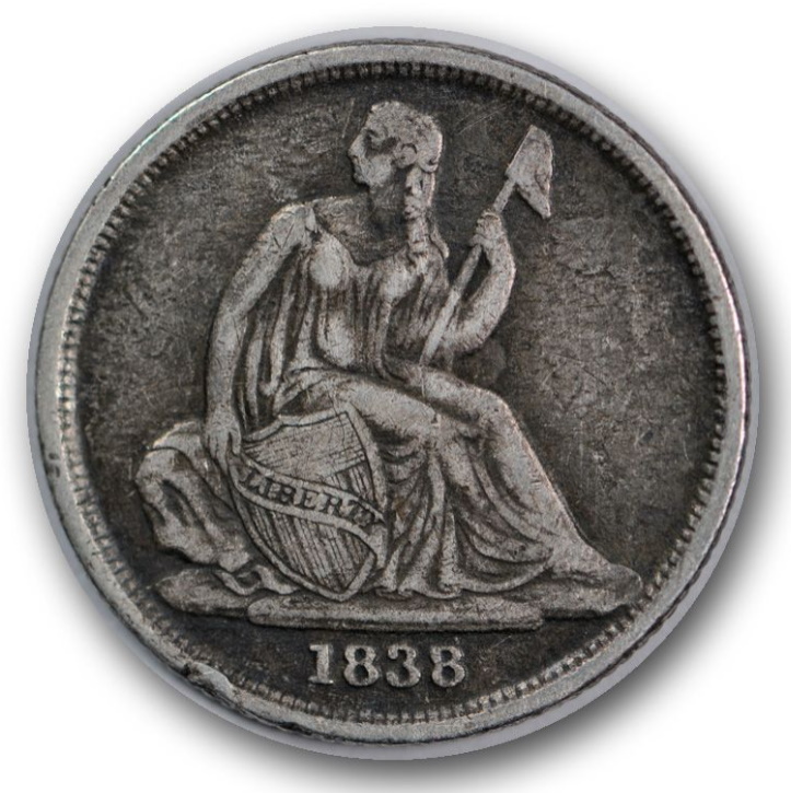 Surface-Condition-Of-1838-O-Seated-Liberty-Dime