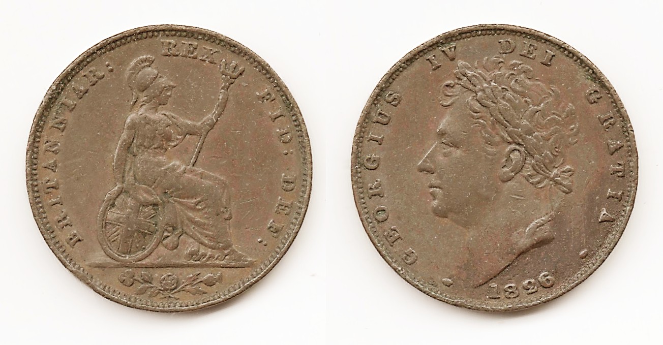 1826-George-IV-1-Farthing