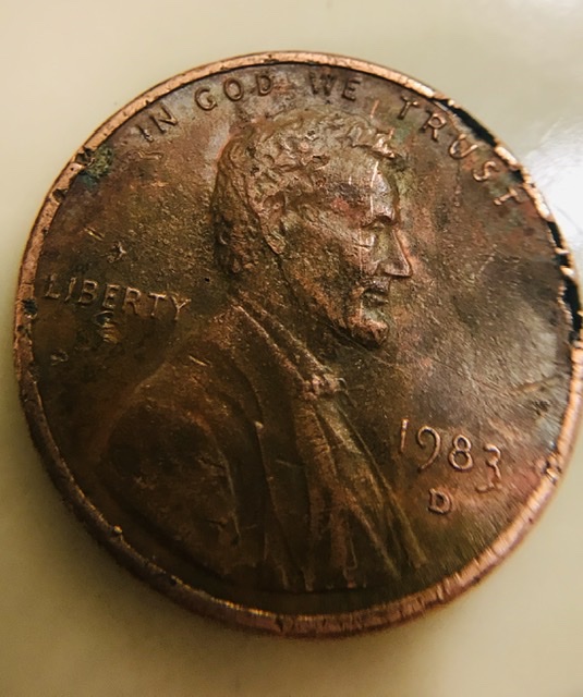 1983-D-Penny-Wheel-On-Reverse-Never-Seen-It?