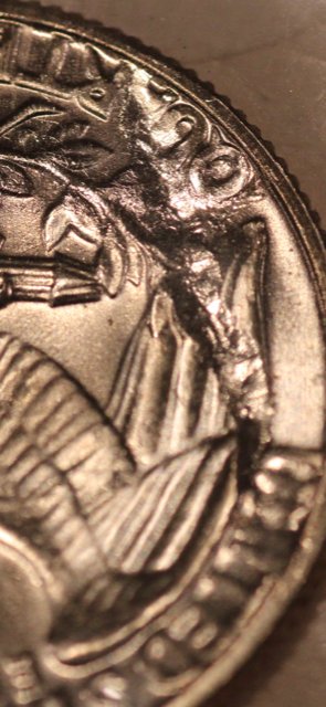 Damaged-Quarter-In-1965-S.s.-Mint-Set.-Both-Sides.-Looking-For-Info