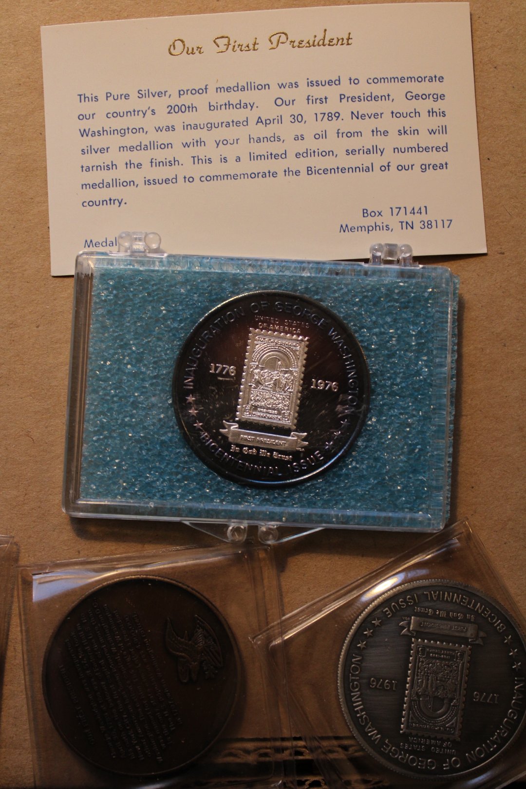 Bicentennial-Issue-Silver,-Bronze,-And-Unknwon.-5--3-Coin-Sets.-What-Do-I-Have?