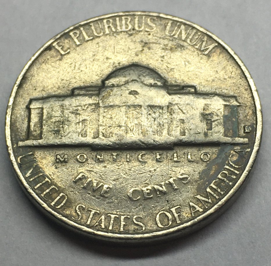 1964-D-Nickel---4.66-Grams
