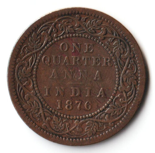 1876-1/4-Anna-British-India-Coin---Help-Needed.