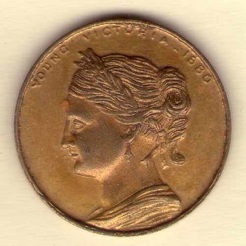 1880-81-Melb.-Exhibition-Medallion---Young-Victoria