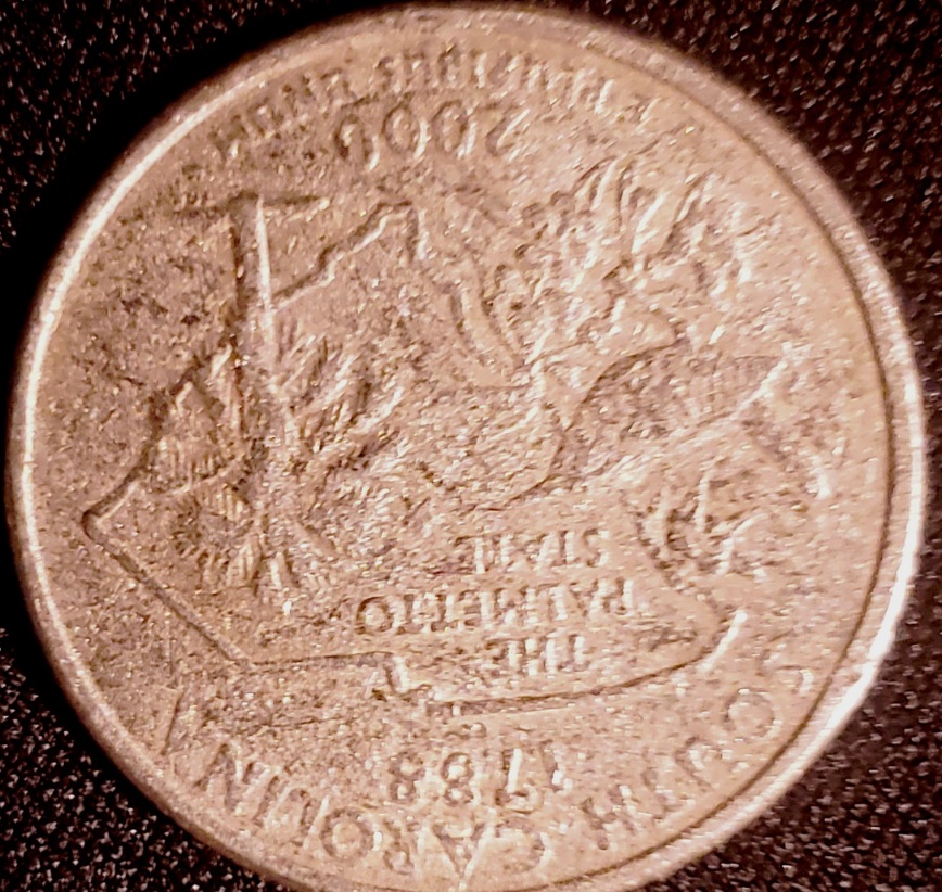 2001-P-25¢-South-Carolina-Over-Georgia-Look-At-Peach-In-Reverse-Pic