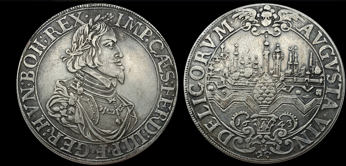 Possible-Non-Genuine-1643-Augsburg-Thaler