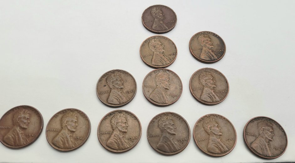 Grandma's-1919,-1925,-1930's-&-1940's-Pennies