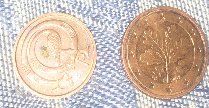 Two-Foreign-Coins-In-One-Roll-Pennies!