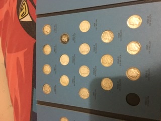Silver-Roosevelt-Dimes-1946-1964-Almost-Completely-Set-From-CRH.