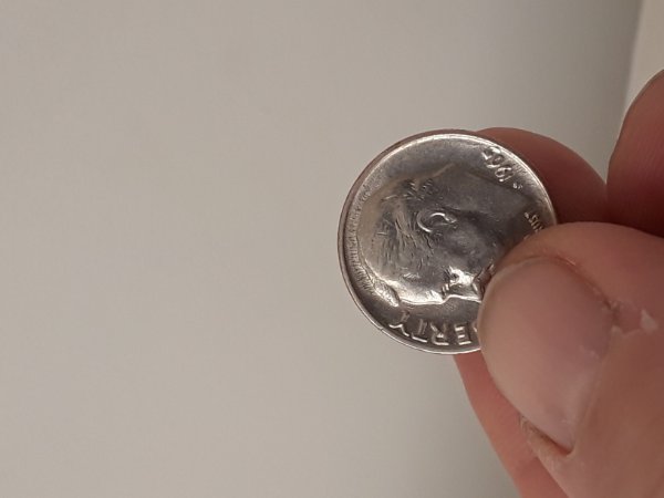 1965-Dime-Mohawk-Error--Hairs-Or-Hairs-On--Other-Side-Coin