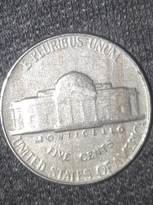 1939-Nickel-Hole-On-Face--1954-Nickel-No-Mint-Mark