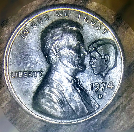 1974-D-1c-Lincoln/Kennedy-Error