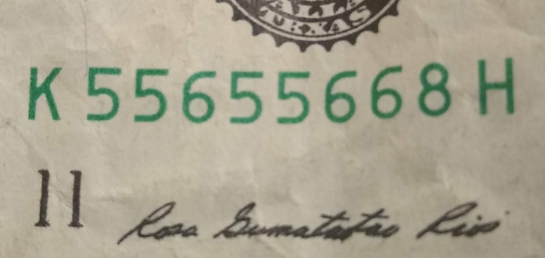 One-Dollar-Bill-Are-Serial-Number?