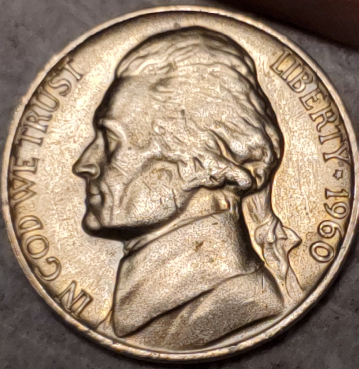 1960-Jefferson-Nickel---Awsome-Machine-Doubling!-Maybe-Even-Doubling?
