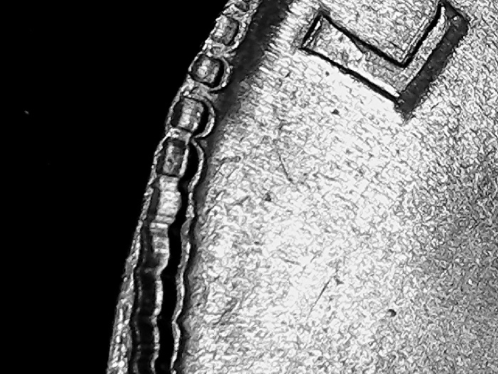 1988-Off-Center-Quarter-Struck-With-Inverted-Dies?-Collar-Clash?