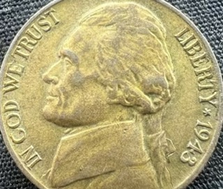 1943-P-Nickel-Detailed-Steps.-Looks-Like-Brass.