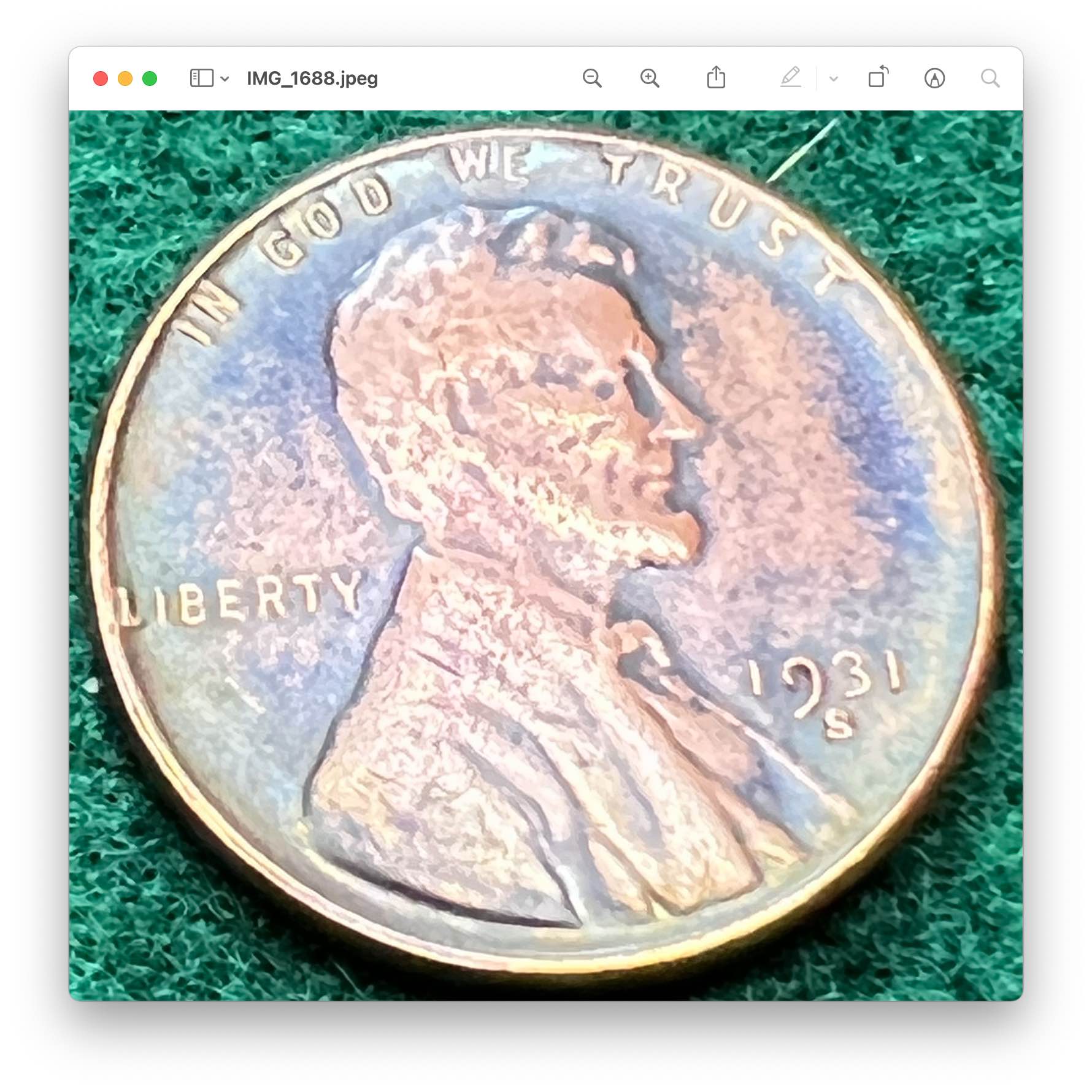 1931-S-Wheat-Penny-With-Layered-99-&-11