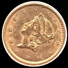 One-Dollar-1851-Gold-Coin---Differences-In-Design-?