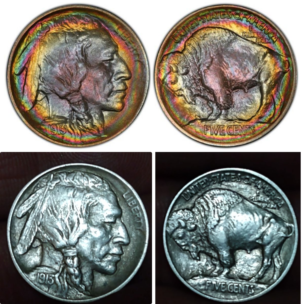 1913-Type-1-Buffalo-Nickel-Raised-Mound-Uncirculated