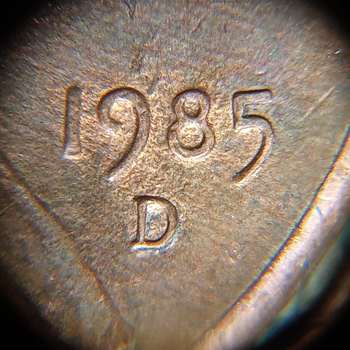 1985-D-Cent,-Reminiscent-Of-The-Doubled-Die-Varieties.-Opinions-Please
