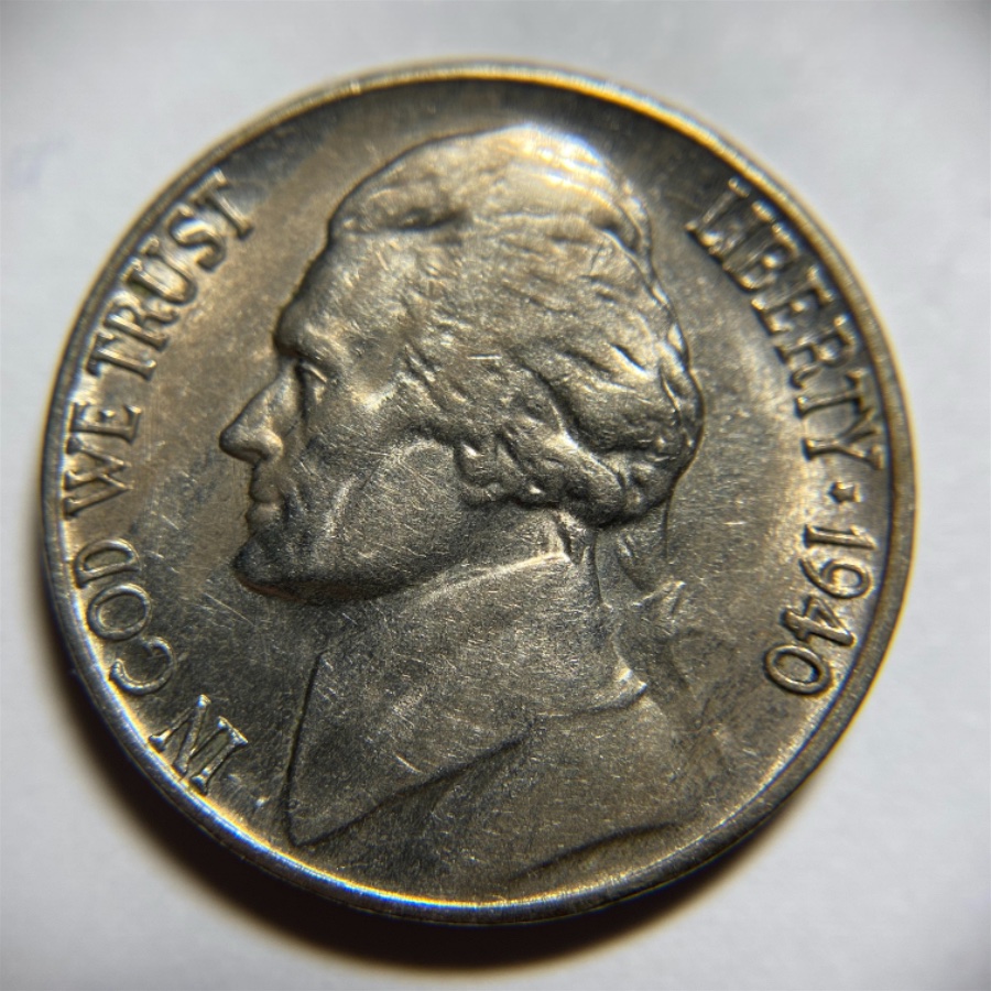 1940-S-Jefferson-Nickel-Struck-Through