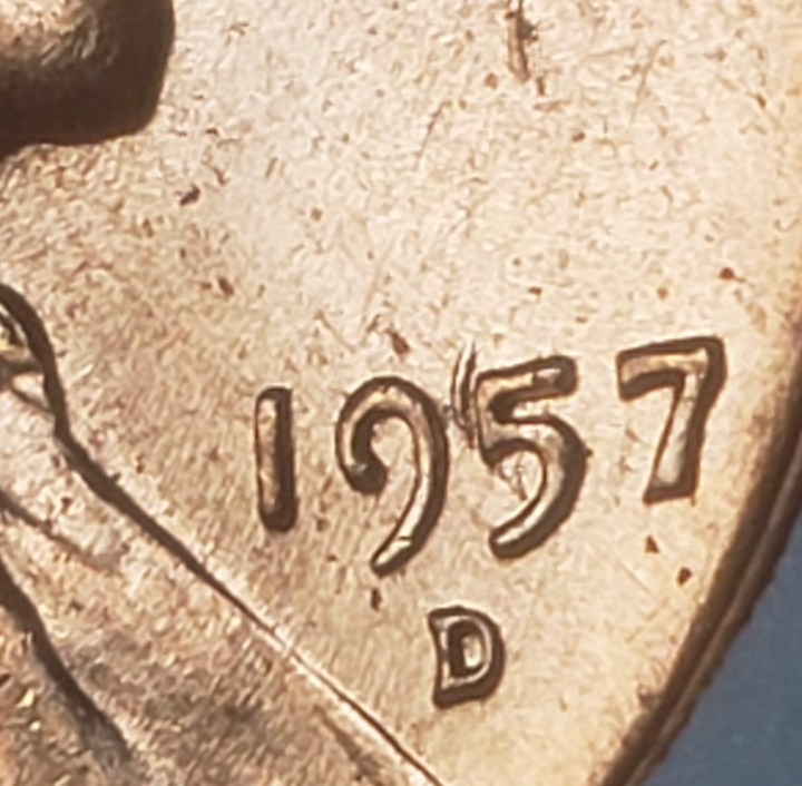 1957-D-Lincoln-Cent---Die-Clash-Maybe?
