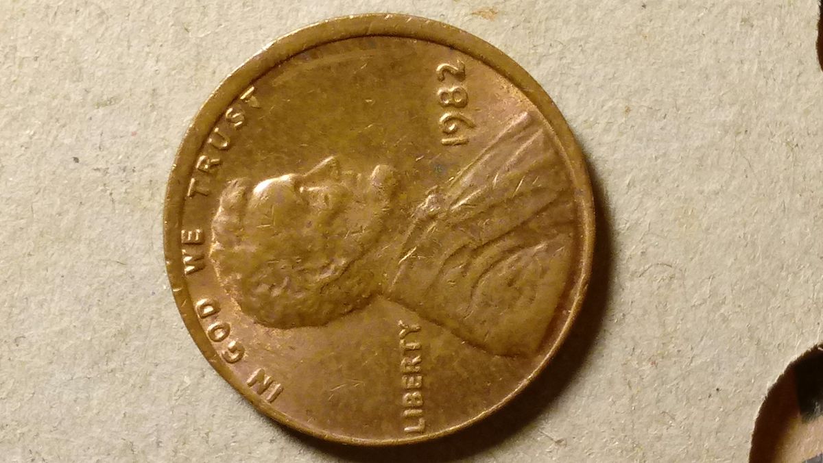 Is-This-A-Good-Find?-1982-Penny-3.11g-And-Off-Center.