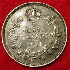 1914-Small-Canadian-Nickel-For-Grading-Please