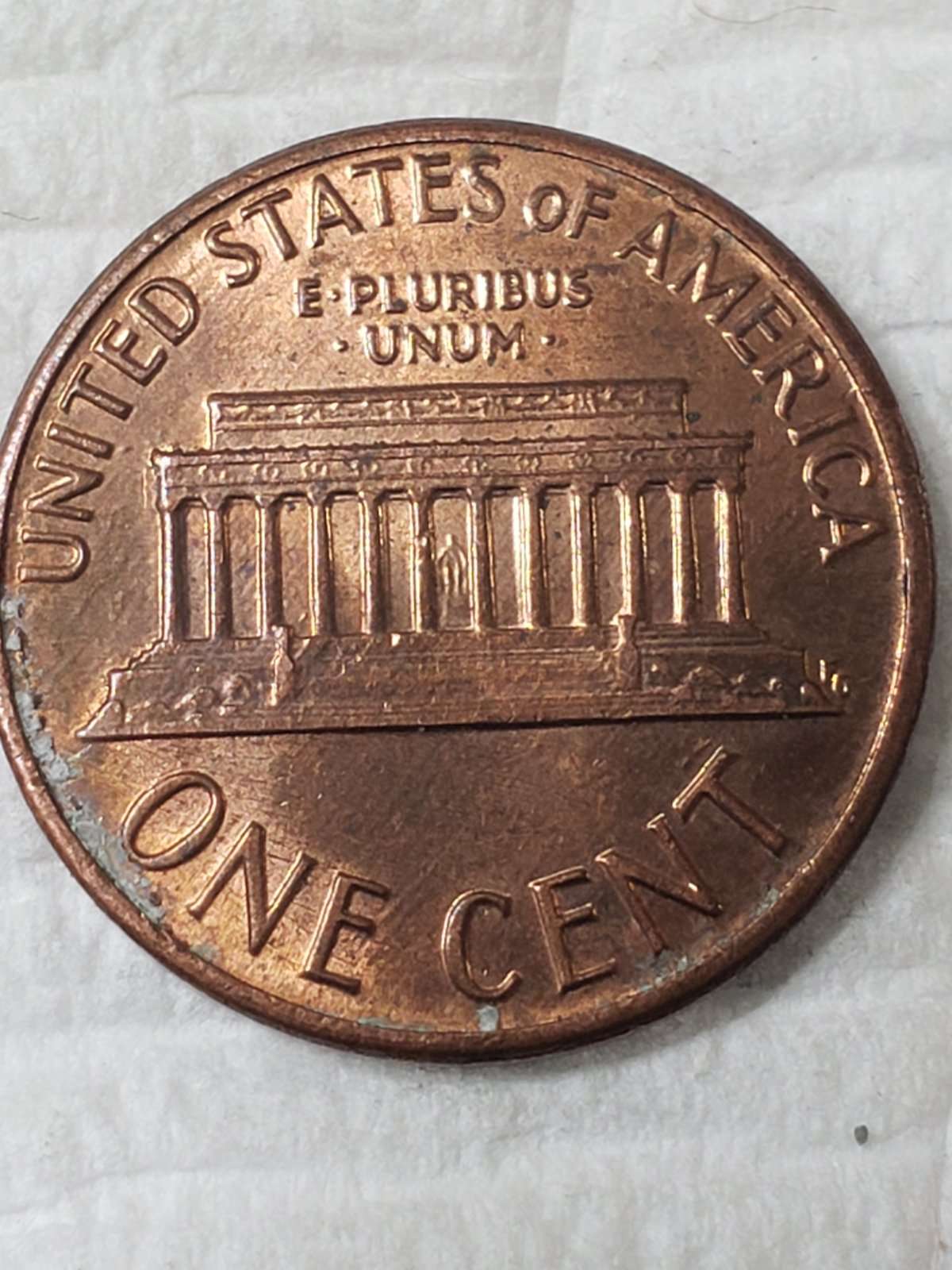 1986-Lincoln-Penny-Obverse-Error/Damage