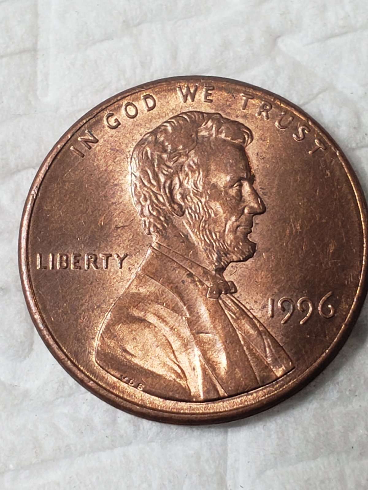 1996-Lincoln-Cent-With-Error-In-