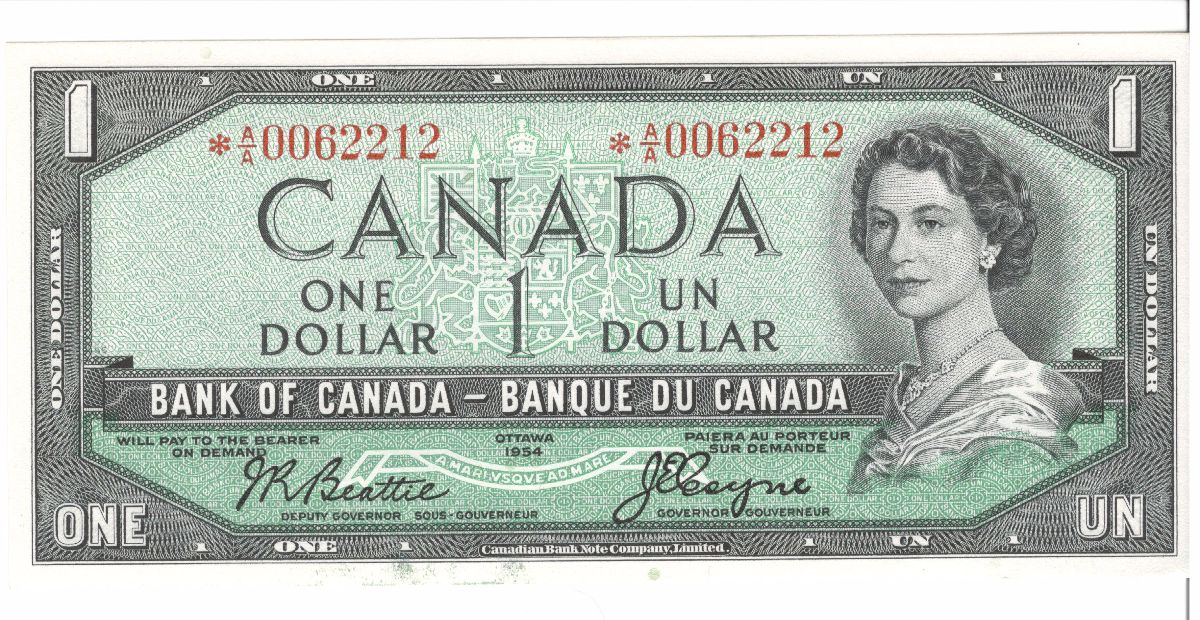 $1-Bank-Note-1954*a/A-Unc,-Ch-Unc-Or-Gem-Unc?-Thank-You