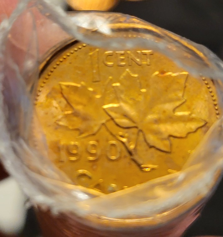 I-Received-10-Bank-Rolled-1990-Canadian-Pennies-On-My-Last-Run-Through-Town.