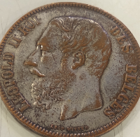 Contemporary-Fake-Leopold-Belgian-5-Franc