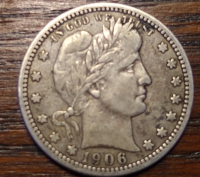 1906-P-Barber-Quarter-My-First-Curious.