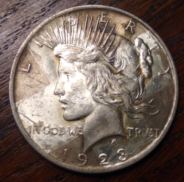 1923-Peace-Dollar;-Acetone-Bath-Or-Leave-It?