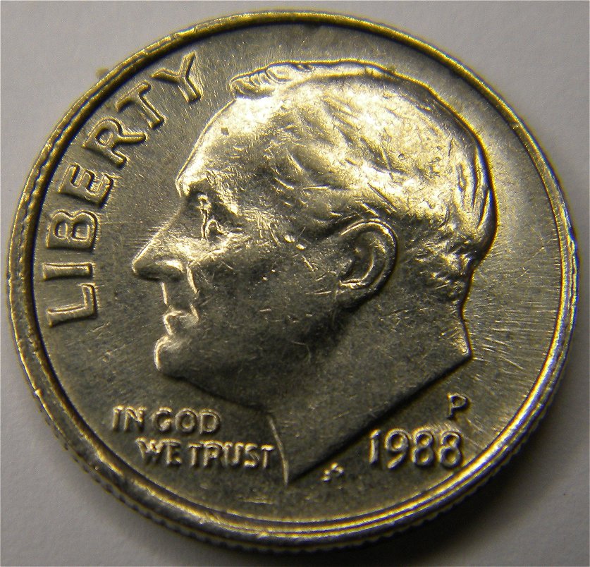 1988-P-Roosevelt-Dime---Rim-Errors-Obverse-&-Reverse?