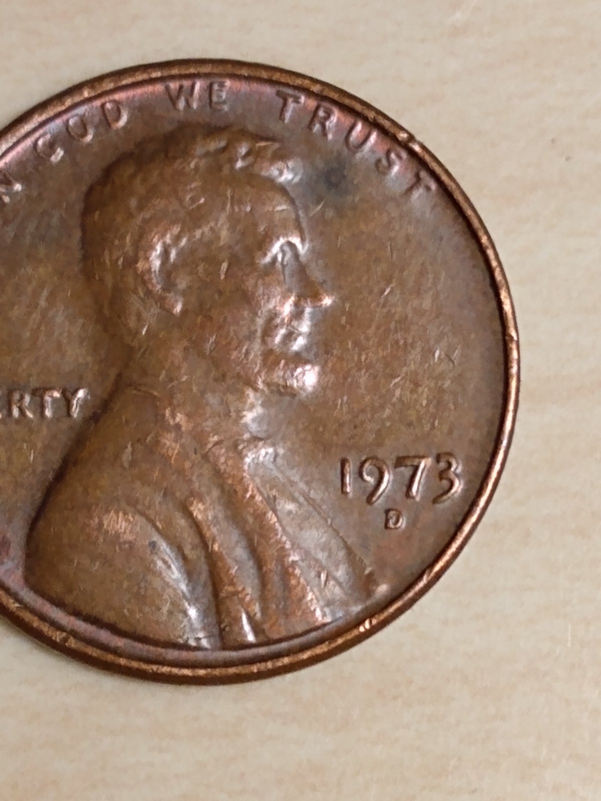 1973-Lincoln-Penny-Off-Center?