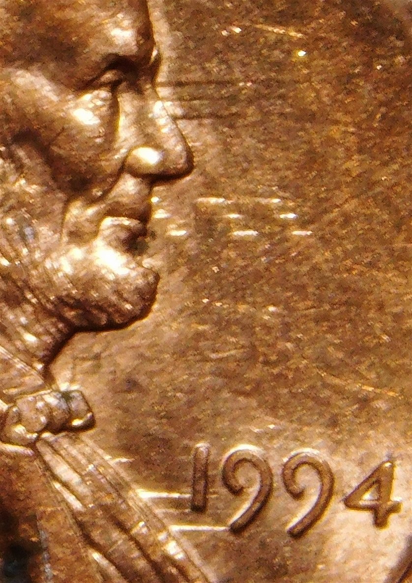 1994-Lincoln-Cent---Doubled,-Tripled-Clashed-Die-Strike