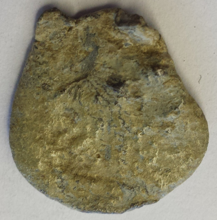 Two-Neat-Byzantine-Lead-Seals,-43-MM-Large-Seal-&-22-MM-Cross-And-Stairs