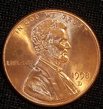 1998-D-Penny-With-What-Looks-Like-A-2nd-Eye